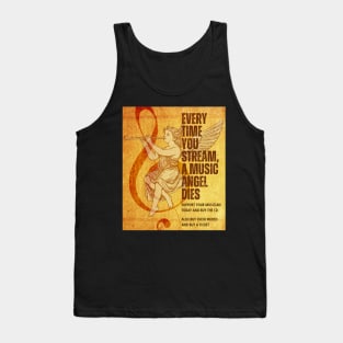 Save a Music Angel Tank Top